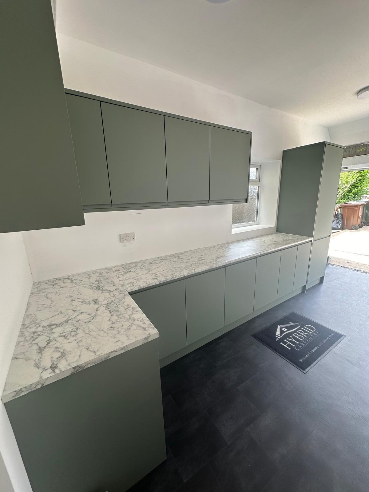 Kitchen installation process