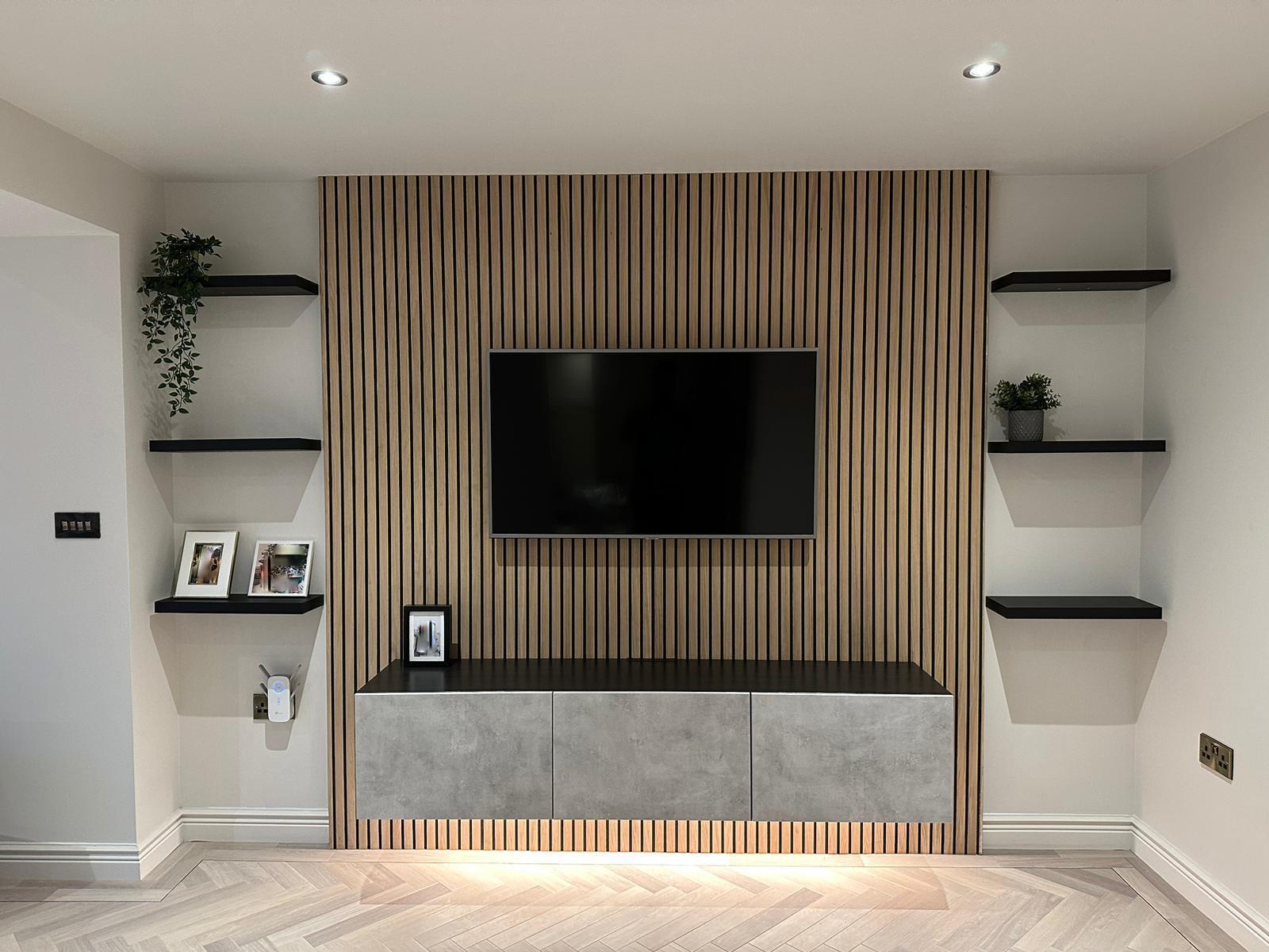 Media wall creation process